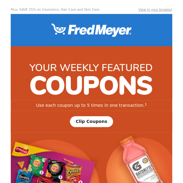 It's Time to SAVE with Weekly Digital Deals 🕛 | 4 Faves for $5 - Fred Meyer