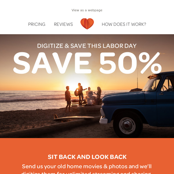 Your Labor Day Digitization Deal | 50% Off