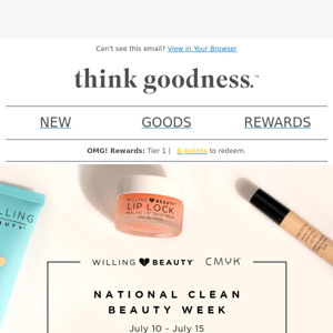 30% OFF Clean Beauty Brands! 💋