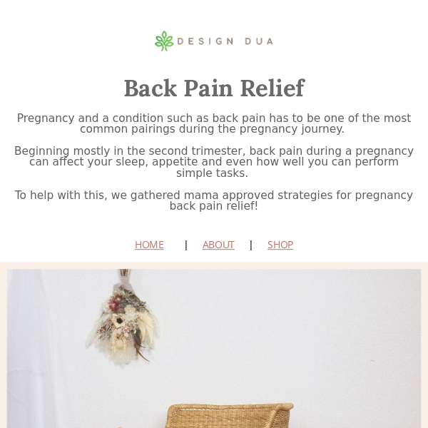Relief Tips For Back Pain - Design Dua