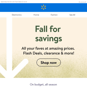 Fall into Savings with Walmart's Flash Deals & More! 🍂💰