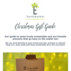 Your Eco-Friendly Christmas Gift Guide