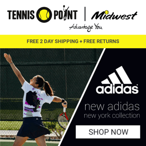 Tennis Apparel + Shoes from Your Favorite Brands!