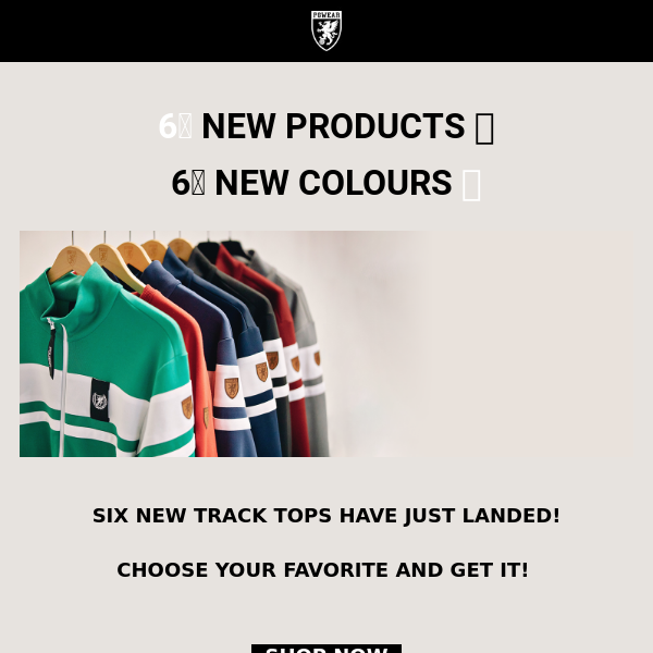 6️⃣ new products - 6️⃣ new colours!🎨