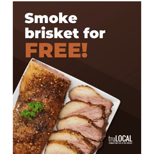 So…about that FREE brisket👀
