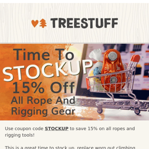 Save BIG on Rope & Rigging Supplies - Coupon Inside