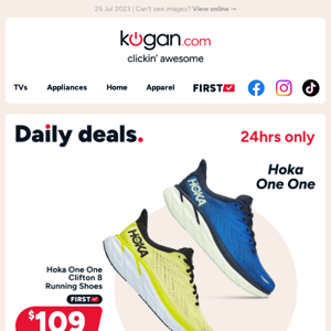 Daily deals: Hoka One One Clifton 8 Running Shoe only $109 (Rising to $149)