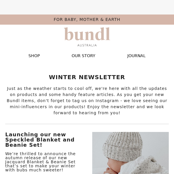 Winter Newsletter 2023 | Bundl Australia | New Products and more!