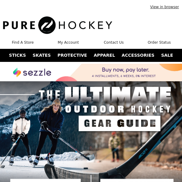 The Ultimate Outdoor Hockey Gear Guide! Shop Pond & Street Hockey Gear!