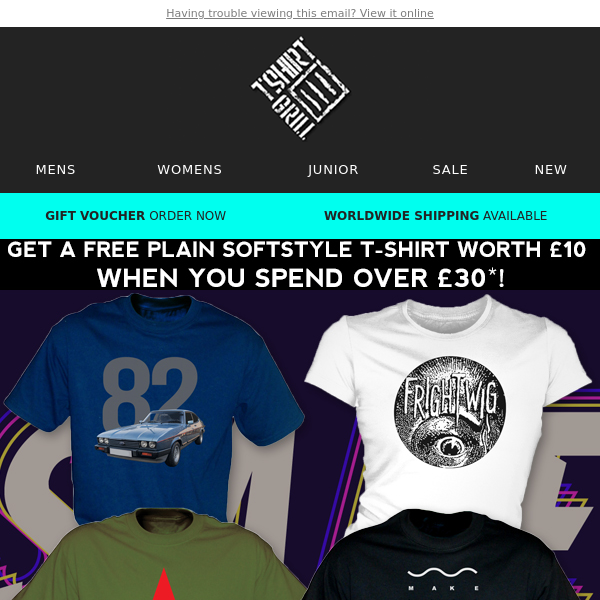 All These T-Shirts Under £10!