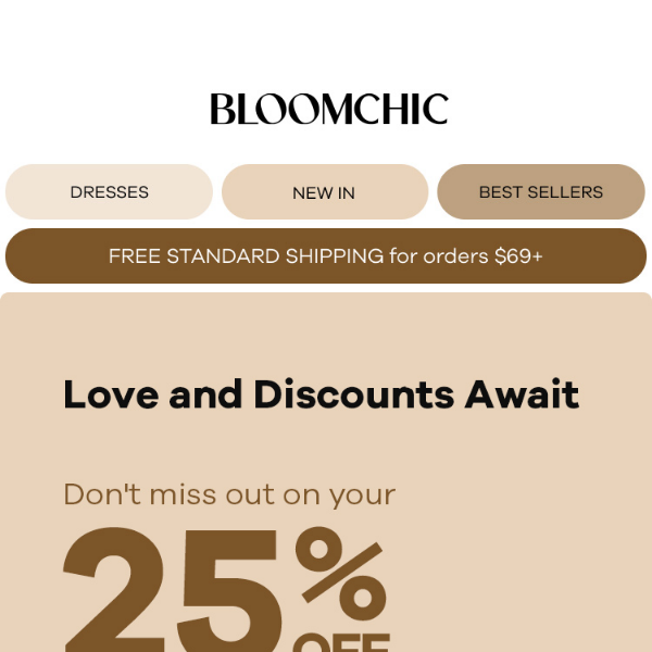 Last Day Alert: Grab Your 25% Off and Embrace Love and Discounts!