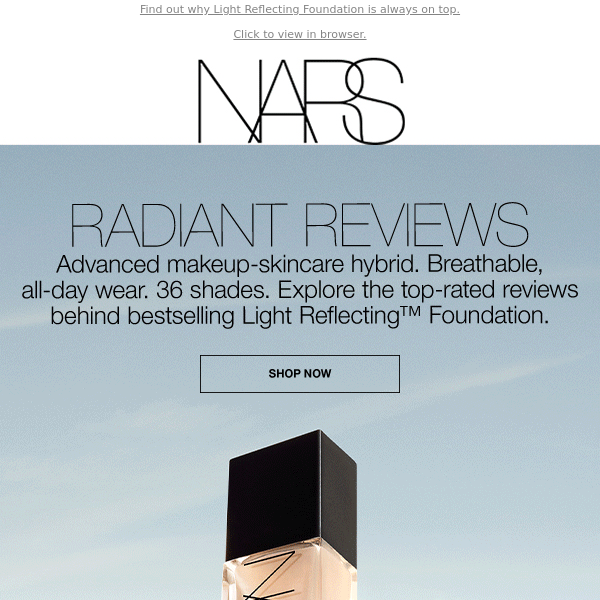 Everyone's favorite foundation. - NARS