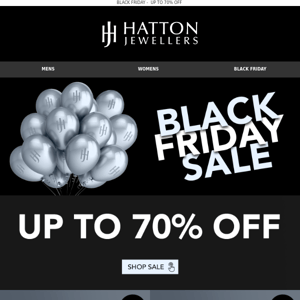💎 Black Friday Sale – Up to 70% Off at Hatton Jewellers 💎