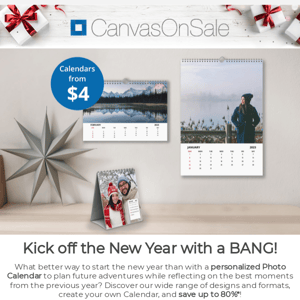 Make your own personalized Photo Calendar for 2023!