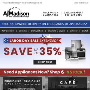 Labor Day's Hottest Rebates -Save big on kitchen packages!