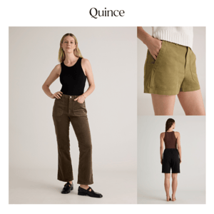 Just arrived: new pants & shorts