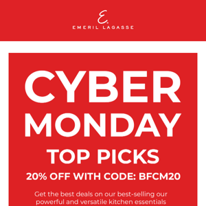 ⚡️Grab 20% OFF Cyber Monday Top Picks!⚡️