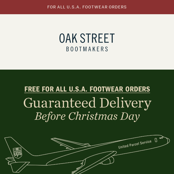 Free Guaranteed Delivery By December 24