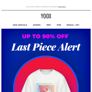 Last Piece Alert! Up to 90% OFF