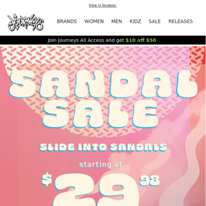 Did someone say sandal sale? 👀