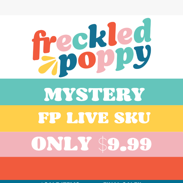 Freckled Poppy - Latest Emails, Sales & Deals
