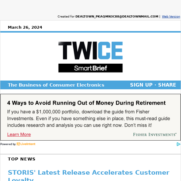 STORIS' Latest Release Accelerates Customer Loyalty