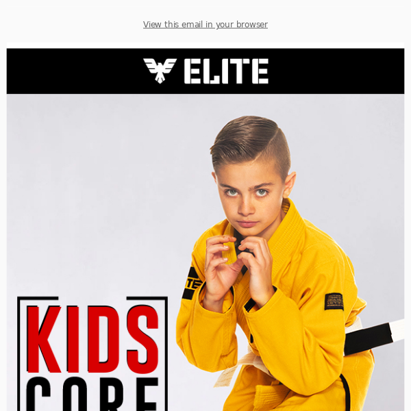 Elite Sports Kids' Core Brazilian Jiu Jitsu BJJ Gis
