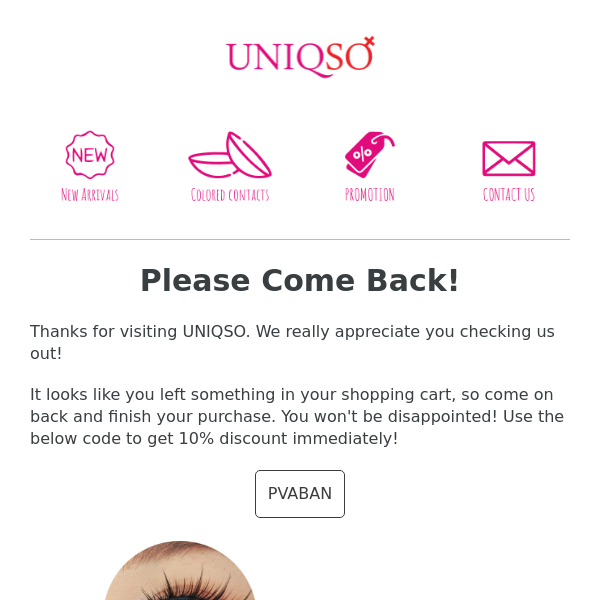 Complete your purchase from UNIQSO