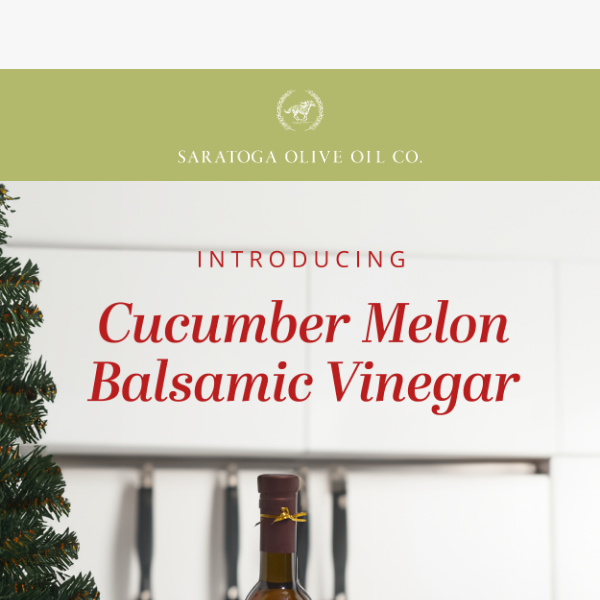 Cucumber Melon Balsamic Vinegar