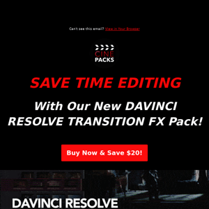 🎬 New Preset Drop: DAVINCI RESOLVE TRANSITION FX Pack 🎬
