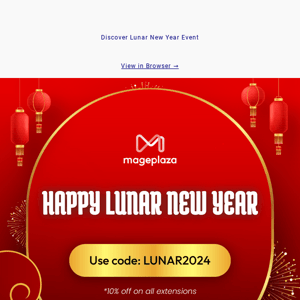 Celebrate Lunar New Year with Special Gift from Mageplaza! 🎉