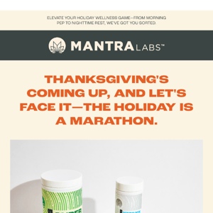 The Ultimate Wellness Kit for a Balanced Thanksgiving