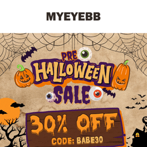 Pre-Halloween Sale👻Hurry! 