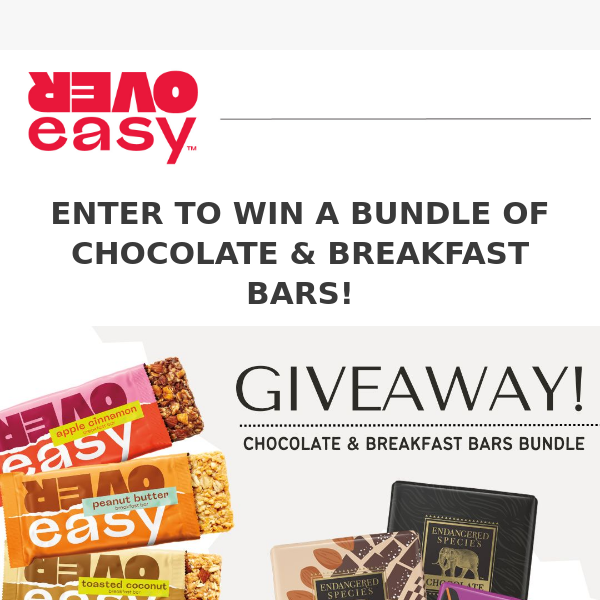 🍫 Chocolate and Breakfast Bar Giveaway.... oh my! 🍫