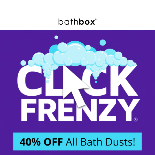 40% Off Frenzy Sale Starts Now