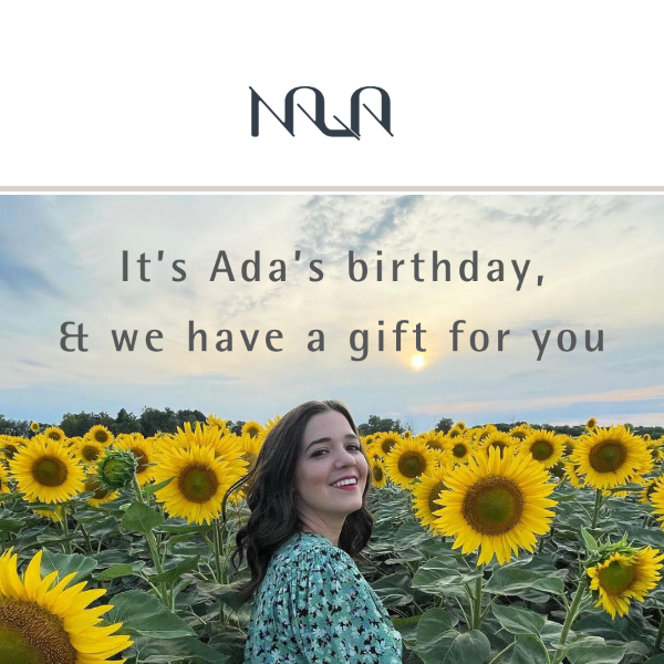 Celebrate Ada's birthday with us!