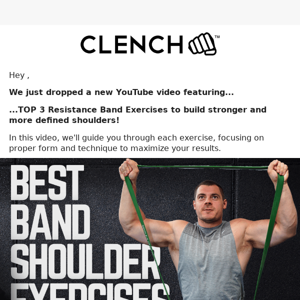 Sculpt Your Shoulders 😎 [Top 3 Exercises] - Clench Fitness