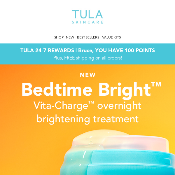 NEW! Bedtime Bright overnight treatment