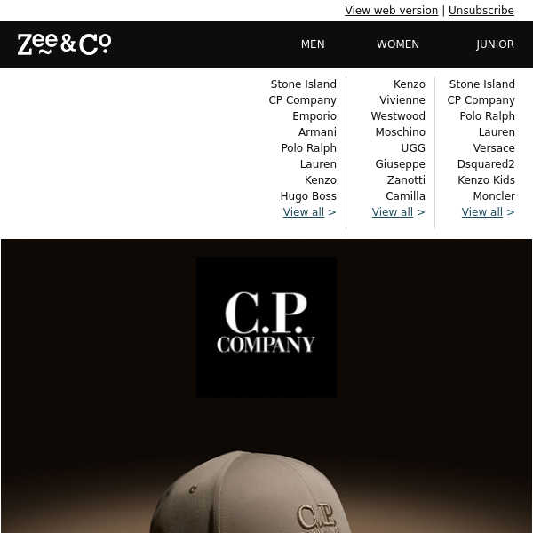 Just arrived: C.P. Company summer collection - Zee & Co