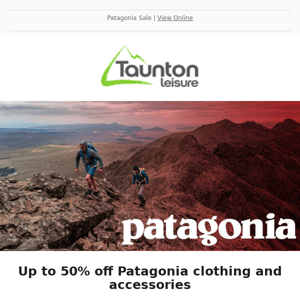 Save up to 50% on Patagonia clothing 🌍