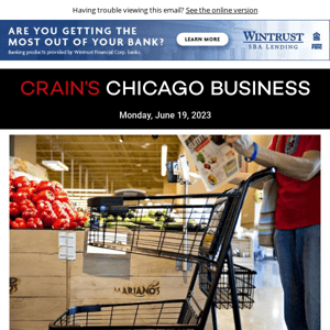 Return of the grocery tax: Crain's Daily Gist podcast