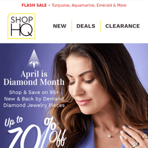 UP TO 70% OFF NEW Diamond Jewelry!