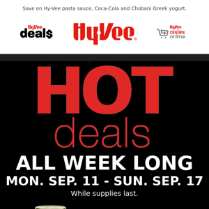 This week's deals are coming in HOT! 🔥