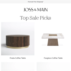 FREDA COFFEE TABLE ❤️ you’ll love up to 30% off