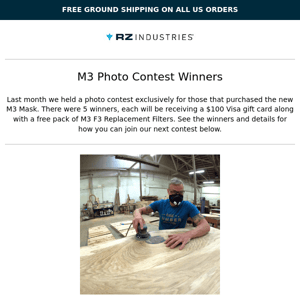 M3 Photo Contest Winners + Announcement