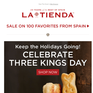 Celebrate Three Kings Day and Save on 100+ Items During our Overstock Sale!