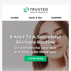 6 keys to a successful skincare routine!