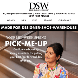 Designer Shoe Warehouse: Open for your mid-week style inspo.