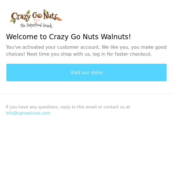 Welcome to the Crazy Go Nuts Gang!