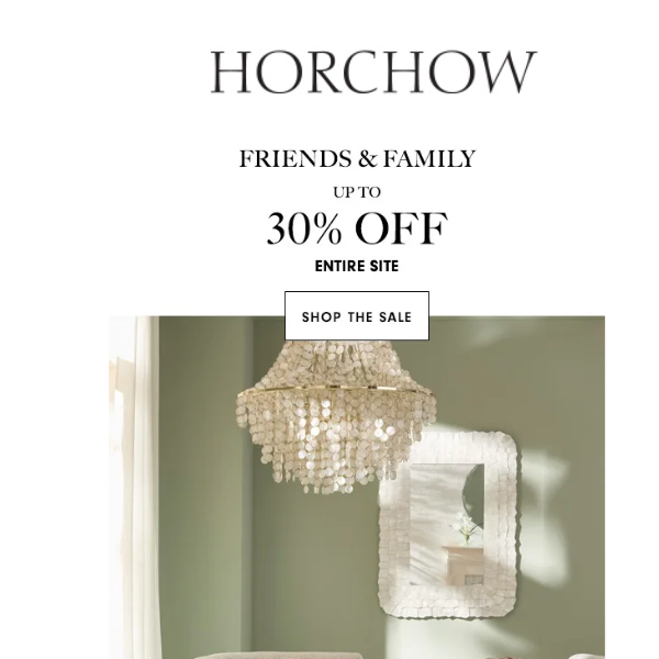 Up to 30% off! Friends & Family Sale starts now!